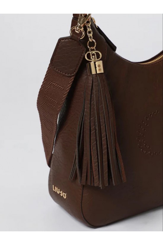 Γυναικεία καφέ τσάντα ώμου - Liu Jo AF5119E0161