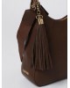 Γυναικεία καφέ τσάντα ώμου - Liu Jo AF5119E0161