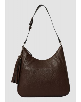 Γυναικεία καφέ τσάντα ώμου - Liu Jo AF5119E0161