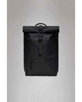 Unisex Μαύρη Αδιάβροχη τσάντα πλάτης - Rains Rolltop House 13320 Unisex Μαύρη Αδιάβροχη τσάντα πλάτης - Rains Rolltop House 13320