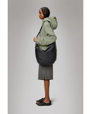 Unisex μαύρη αδιάβροχη τσάντα ώμου - Valera Rains 13120 Unisex μαύρη αδιάβροχη τσάντα ώμου - Valera Rains 13120