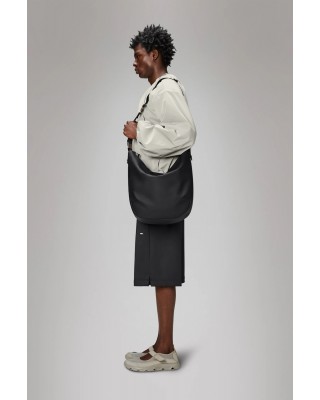 Unisex μαύρη αδιάβροχη τσάντα ώμου - Valera Rains 13120 Unisex μαύρη αδιάβροχη τσάντα ώμου - Valera Rains 13120