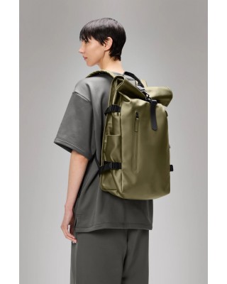 Unisex Αδιάβροχη μεγάλη τσάντα πλάτης - Rains Rolltop Rucksack Large 14590 Unisex Αδιάβροχη μεγάλη τσάντα πλάτης - Rains Rolltop Rucksack Large 14590