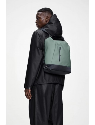 Unisex αδιάβροχη τσάντα πλάτης - Rains Otaru Hobo Backpack 12340 Sage
