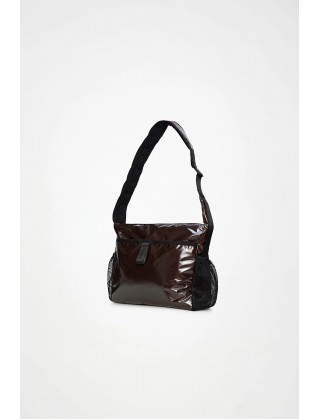 Unisex καφέ αδιάβροχη τσάντα ταχυδρόμου - Rains Sibu Dark Bag 16360