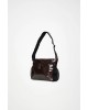 Unisex καφέ αδιάβροχη τσάντα ταχυδρόμου - Rains Sibu Dark Bag 16360