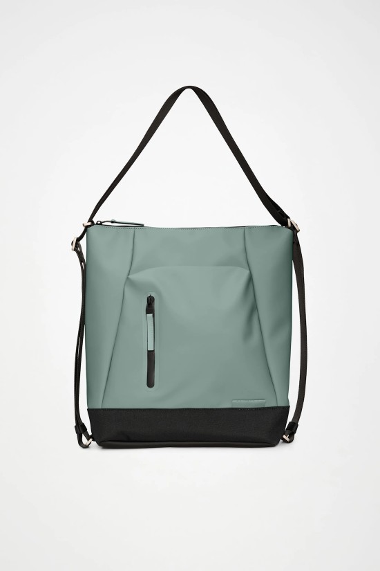 Unisex αδιάβροχη τσάντα πλάτης - Rains Otaru Hobo Backpack 12340 Sage