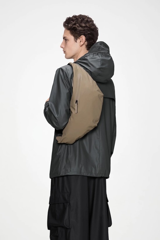 Unisex μπεζ αδιάβροχη τσάντα - Rains Dash Bum Bag 16270 Unisex μπεζ αδιάβροχη τσάντα - Rains Dash Bum Bag 16270