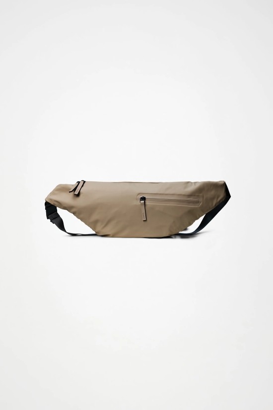 Unisex μπεζ αδιάβροχη τσάντα - Rains Dash Bum Bag 16270 Unisex μπεζ αδιάβροχη τσάντα - Rains Dash Bum Bag 16270