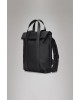 Unisex mini αδιάβροχη μαύρη τσάντα πλάτης - Rains Black 12780
