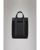 Unisex mini αδιάβροχη μαύρη τσάντα πλάτης - Rains Black 12780