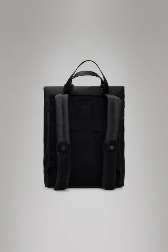 Unisex μαύρη αδιάβροχη τσάντα πλάτης - Rains 2Way Tote 12940