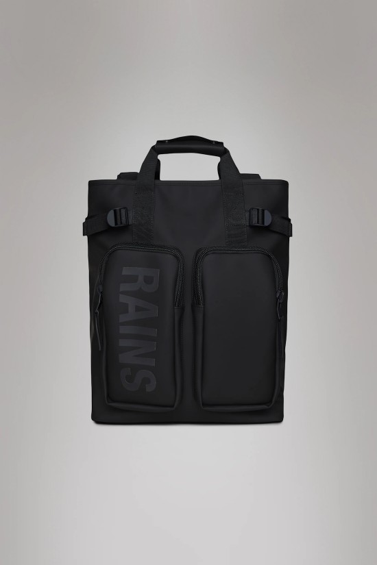 Unisex μαύρη τσάντα πλάτης - Rains Texel 14240