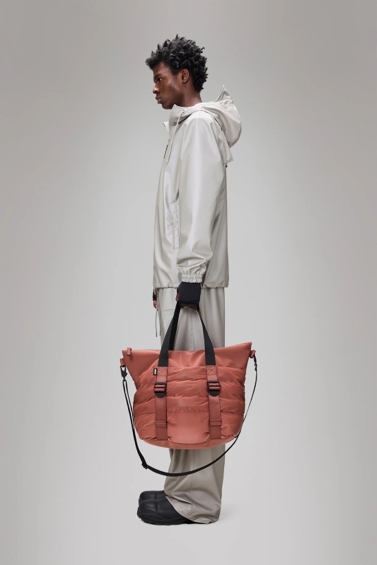 Unisex κεραμιδί αδιάβροχη τσάντα puffer - Rains Honor 14010