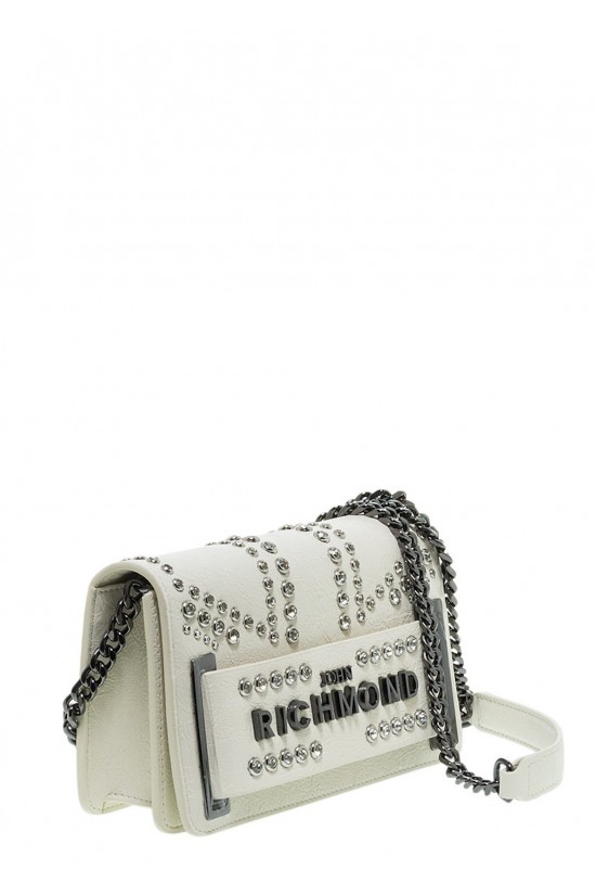 Γυναικεία λευκή τσάντα χιαστί - John Richmond RWP26148BO
