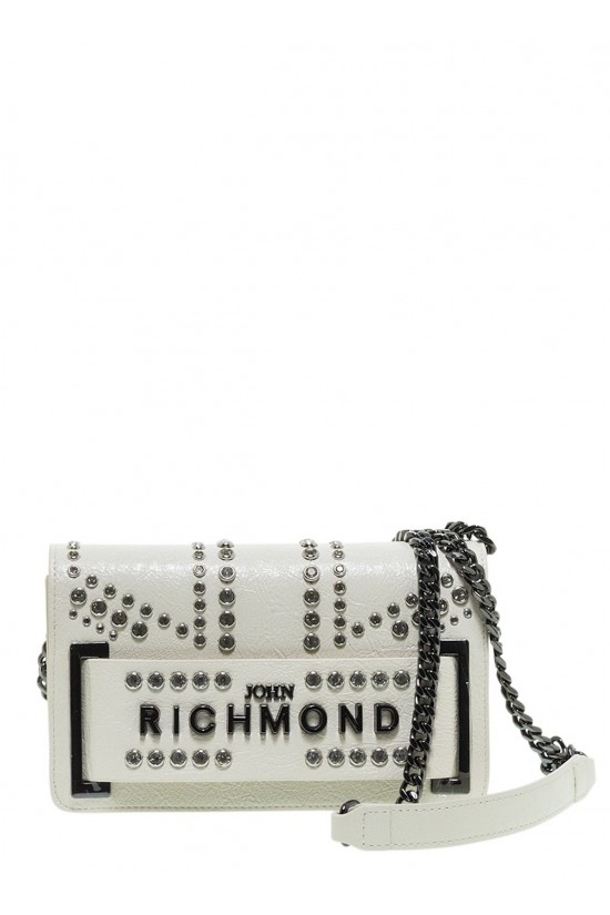 Γυναικεία λευκή τσάντα χιαστί - John Richmond RWP26148BO