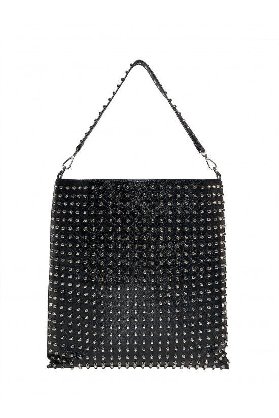 Γυναικεία μαύρη τσάντα με τρούκς - John Richmond RWP26200BO