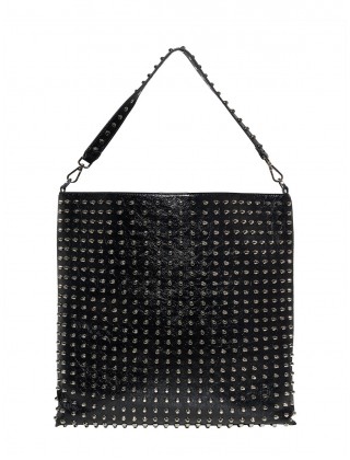 Γυναικεία μαύρη τσάντα με τρούκς - John Richmond RWP26200BO