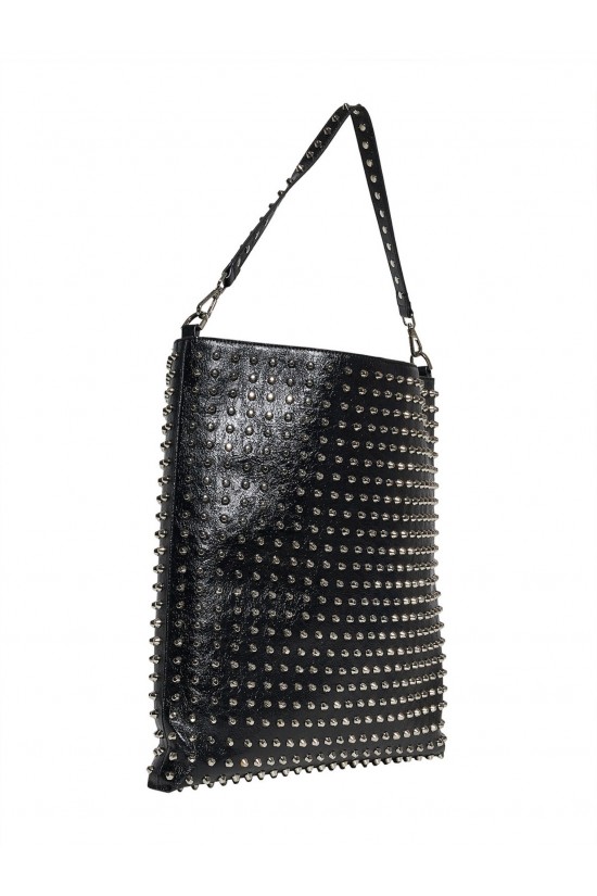 Γυναικεία μαύρη τσάντα με τρούκς - John Richmond RWP26200BO