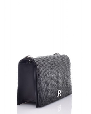 Γυναικεία μαύρη τσάντα με στρας - John Richmond RWP25035BO