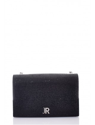 Γυναικεία μαύρη τσάντα με στρας - John Richmond RWP25035BO