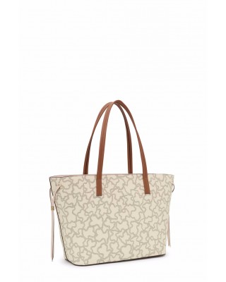 Γυναικεία μπεζ μεγάλη τσάντα- καλάθι ώμου - Tous 2002022001 Γυναικεία μπεζ μεγάλη τσάντα- καλάθι ώμου - Tous 2002022001