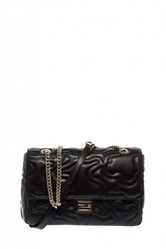 Γυναικεία μαύρη μεσαία τσάντα χιαστί - Tous 195890560