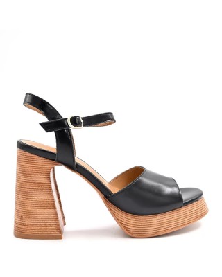 Γυναικεία Μαύρα Ψηλοτάκουνα Πέδιλα Favela - Heather 0116001247 Γυναικεία Μαύρα Ψηλοτάκουνα Πέδιλα Favela - Heather 0116001247