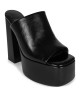 Γυναικεία μαύρα ψηλοτάκουνα mules - Jeffrey Campbell Luna Luv 0101003771