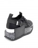 Mαύρα Γυναικεία Sneakers με Τρακτερωτή Σόλα Favela - 0116001126