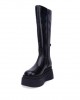 Black Women's Favela Platform Boots - 0116001102