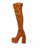 Women's Favela Over The Knee High Heeled Boots - 0116001146