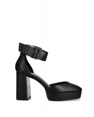 Γυναικείες δερμάτινες μαύρες γόβες - DKNY Barra K2301920