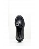Γυναικεία μαύρα δερμάτινα loafers με πλατφόρμα - Starynite le paltform Favela 0116001310