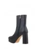 Γυναικείο μαύρο δερμάτινο μποτάκι - Favela Rubell Booties 0116001349 Γυναικείο μαύρο δερμάτινο μποτάκι - Favela Rubell Booties 0116001349