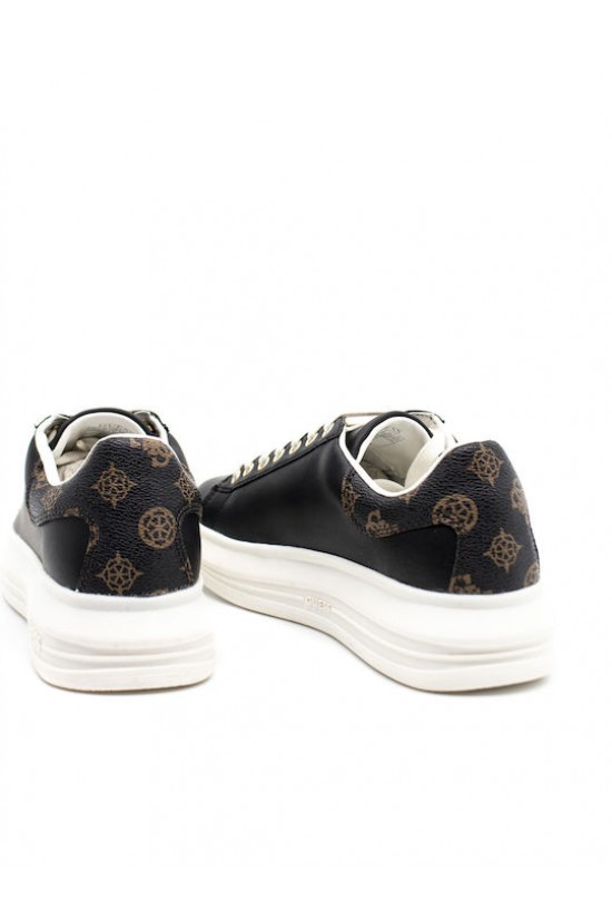 Women's Black Sneakers Vibo - Guess FL7RNOFAL12 Women's Black Sneakers Vibo - Guess FL7RNOFAL12