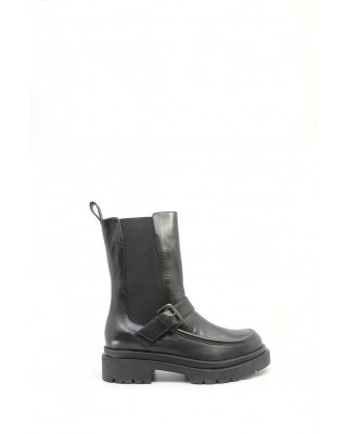 Γυναικείο μαύρο δερμάτινο μποτάκι Chelsea - Paola Ferri D3338 Γυναικείο μαύρο δερμάτινο μποτάκι Chelsea - Paola Ferri D3338