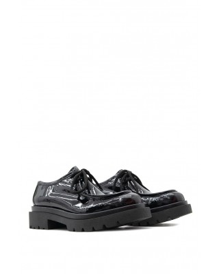 Γυναικείο μαύρο δερμάτινο loafer - Paola Ferri D3020 Γυναικείο μαύρο δερμάτινο loafer - Paola Ferri D3020