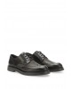 Men's black leather loafers - Ambitious Brogues 12391-6653AM