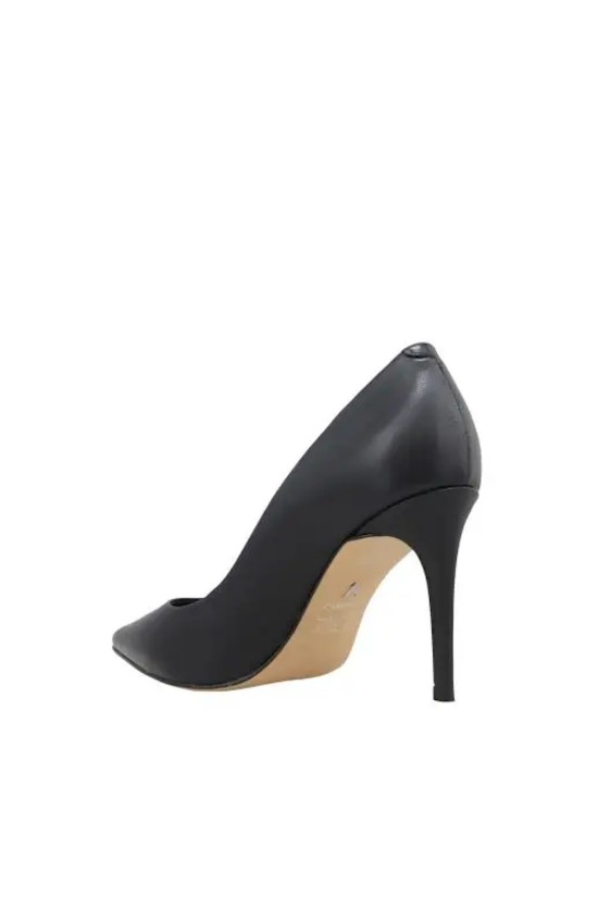Women's leather black high heels - Carrano Mestico 195009T