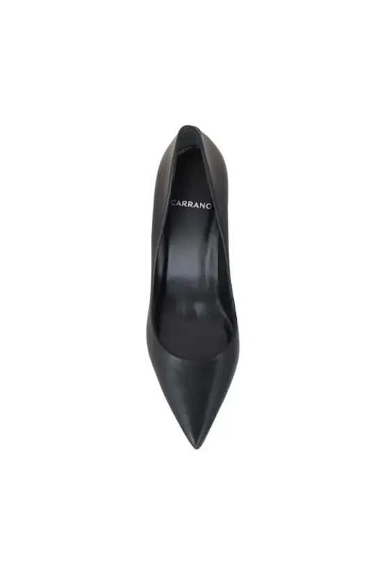 Women's leather black high heels - Carrano Mestico 195009T