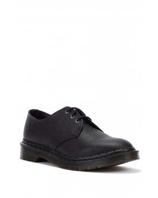 Ανδρικά μαύρα δερμάτινα μοκασίνια - Dr Martens 1461 Atlas Pebble 