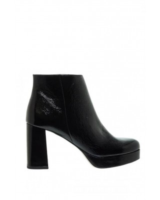 Γυναικεία δερμάτινα μαύρα μποτάκια - Mourtzi 65/93408 Γυναικεία δερμάτινα μαύρα μποτάκια - Mourtzi 65/93408