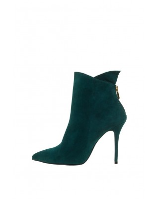 Γυναικείο suede πράσινο μποτάκι  - Mourtzi 10/1004218TR Γυναικείο suede πράσινο μποτάκι  - Mourtzi 10/1004218TR