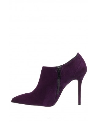 Γυναικείο suede μποτάκι με τακούνι - Mourtzi 10/1004M03 Γυναικείο suede μποτάκι με τακούνι - Mourtzi 10/1004M03