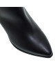 Γυναικεία μαύρη δερμάτινη μπότα - Mourtzi 75/75446
