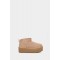 Γυναικεία μπεζ μποτάκια - Ugg Classic Ultra Mini Platforms W/1135092 Γυναικεία μπεζ μποτάκια - Ugg Classic Ultra Mini Platforms W/1135092
