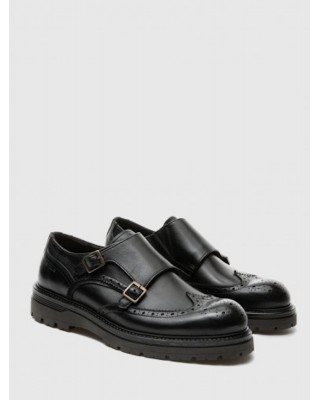 Ανδρικά μαύρα δερμάτινα μοκασίνια - Ambitious Bert 13700-6583AM Ανδρικά μαύρα δερμάτινα μοκασίνια - Ambitious Bert 13700-6583AM