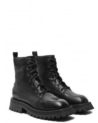 Γυναικεία μαύρα δερμάτινα μποτάκια - DKNY Farren K2438890 Γυναικεία μαύρα δερμάτινα μποτάκια - DKNY Farren K2438890