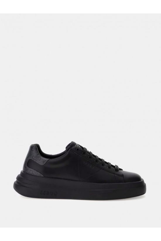 Ανδρικά μαύρα sneakers με λογότυπο - Guess Elba FMPVIBLEA12 Ανδρικά μαύρα sneakers με λογότυπο - Guess Elba FMPVIBLEA12